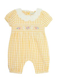 JoJo Maman Bébé BUNNY EMBROIDERED - REGULAR FIT - Kezeslábas - yellow