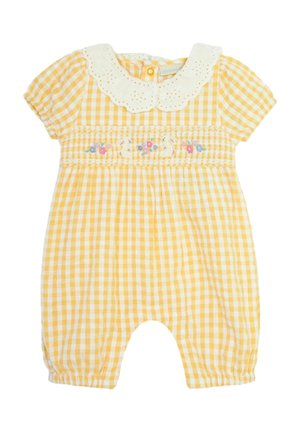 JoJo Maman Bébé BUNNY EMBROIDERED - REGULAR FIT - Kombinezons - yellow