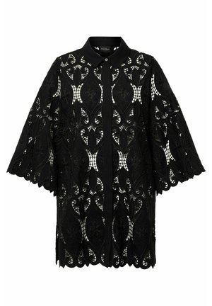 Ulla Popken Button-down blouse - black