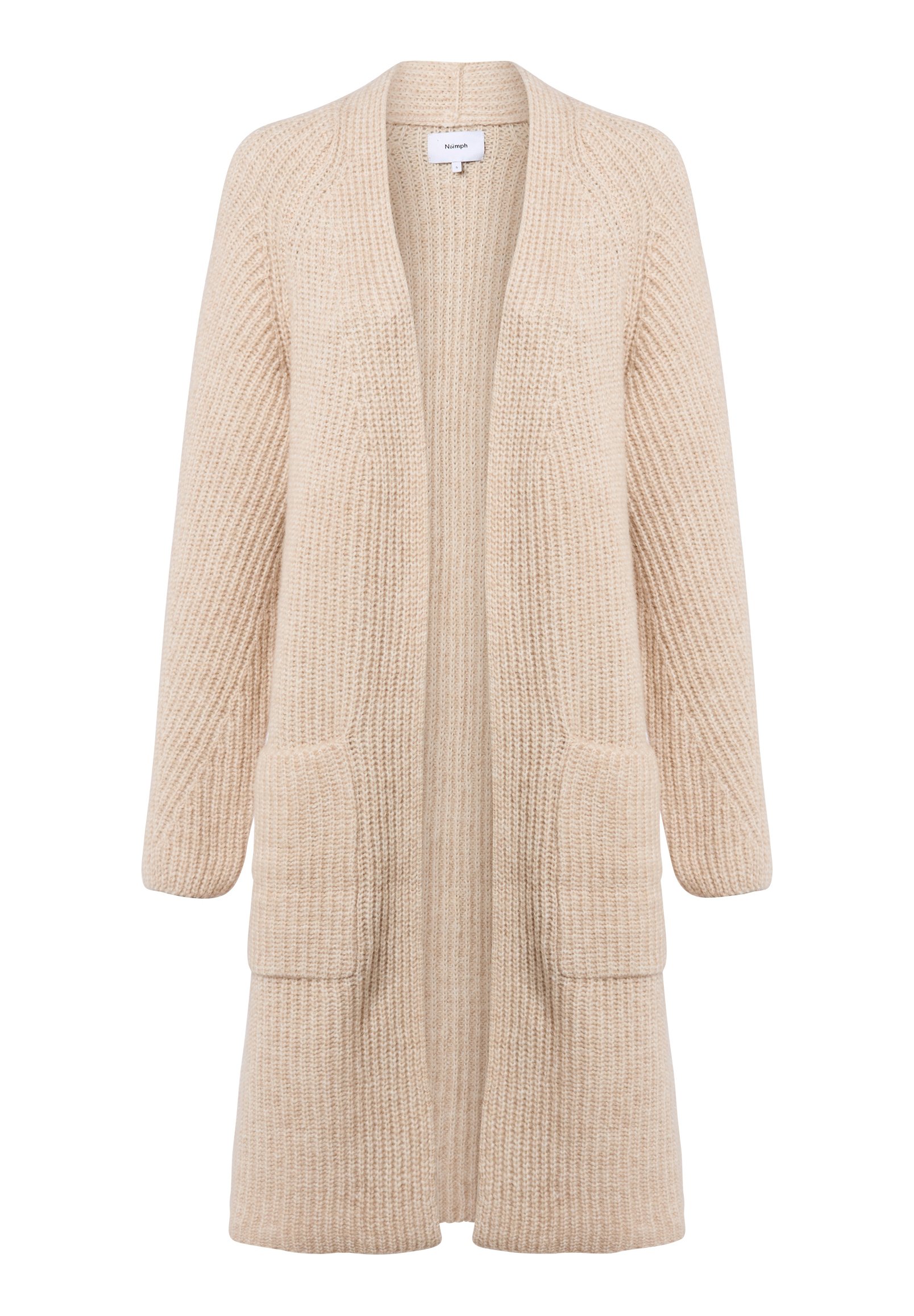 Nümph MIT -ANTEIL ZINDI Strickjacke beige Zalando