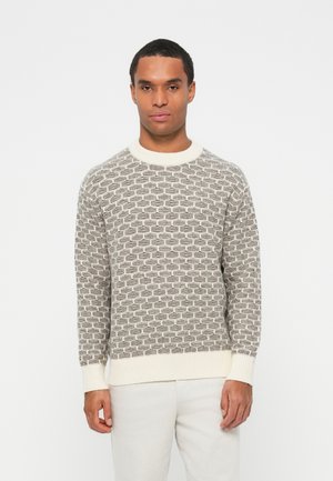 SLHKEITH RELAXED CREW NECK - Pullover - egret