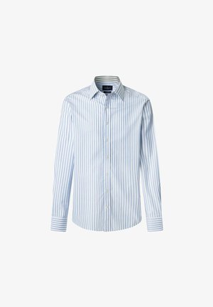 Hackett London SOFT STRIPE - Camicia elegante - steel blue