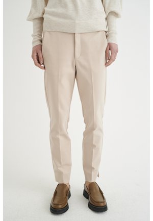 Chinos - mottled beige