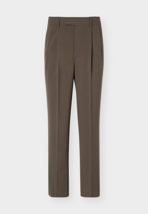 Lindbergh, STRAIGHT LEG FORMAL PANTS - Broek - dark army
