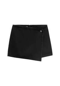 Jupe trapèze - black denim