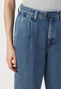 7 for all mankind PLEATED TROUSER - Wide Leg - blue