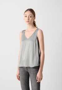 Mos Mosh ASTRID V-NECK TANK - Tops - sharkskin