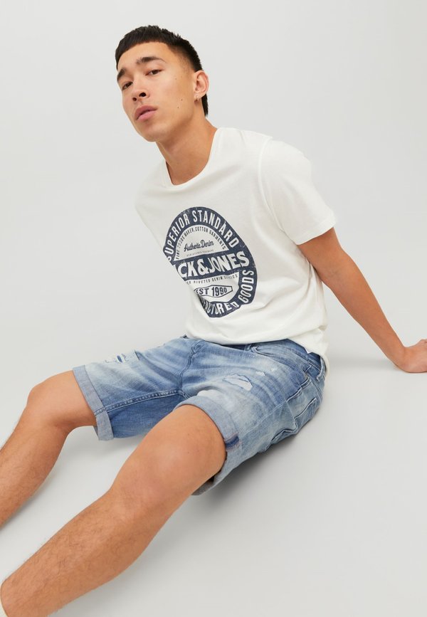 O-NECK - Print T-shirt - cloud dancer3