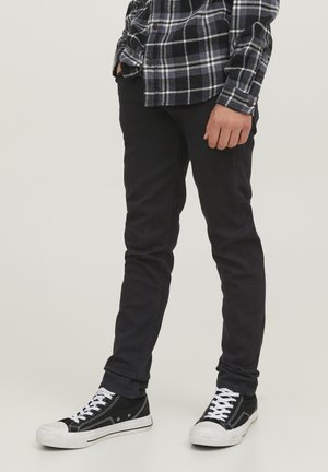 Jack & Jones Junior Glenn - Pieguloša piegriezuma džinsi - black denim