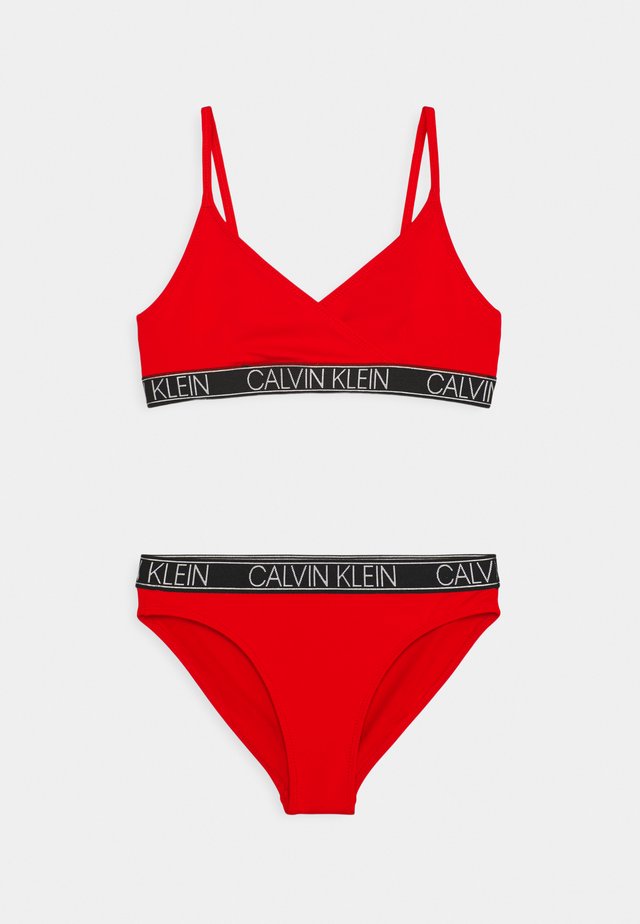 TRIANGLE SET - Bikini - fierce red