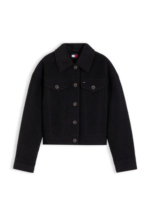 Tommy Jeans, WOOL TRUCKER JACKET - Καλοκαιρινό μπουφάν - black