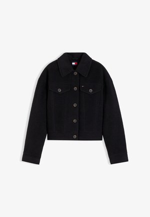Tommy Jeans, WOOL TRUCKER JACKET - Лятно яке - black