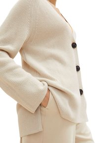 TOM TAILOR Chaqueta de punto - beige