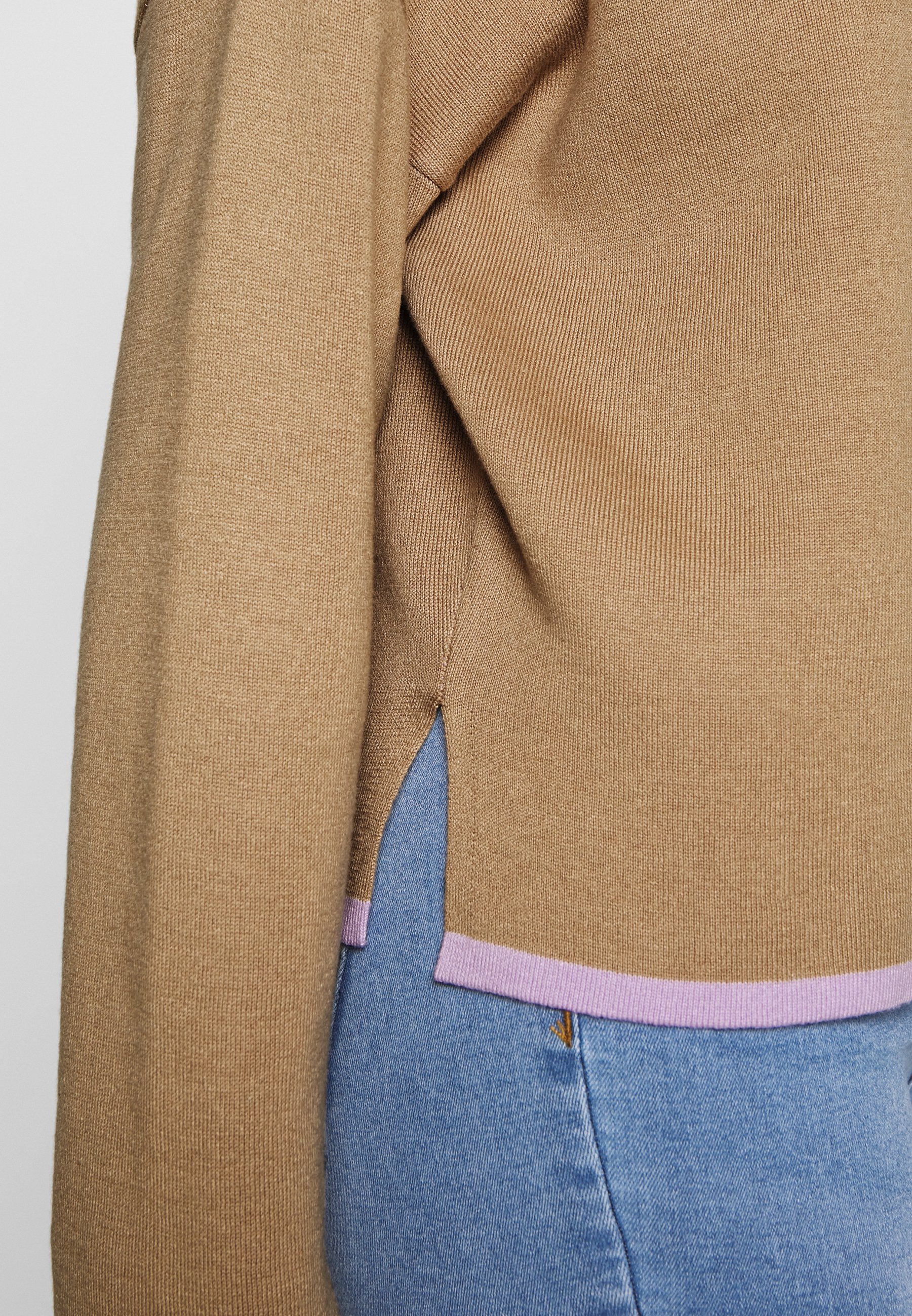 EDITED DARLIN JUMPER Trui beigelila Zalando.nl EDITED JUMPER Trui lila Zalando.nl