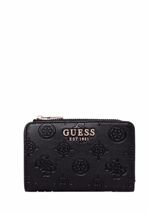 PHOEBE ZIP ARND CARD CASE SIG VAR - Punge - screziato mottled black