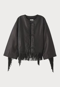 ZOENA - Nahkjakk - black