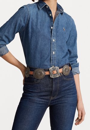 Hemdbluse - light-blue denim