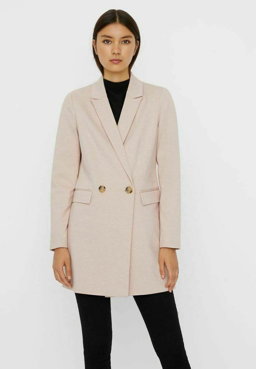 vero moda pink coat