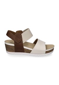 Josef Seibel QUINN - Sandali con plateau - creme kombi