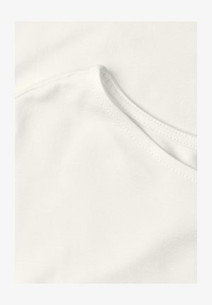 Street One, DROPPED SHOULDER SHIRT MIT U-BOOT-AUSSCHNITT - T-shirts basic - off white