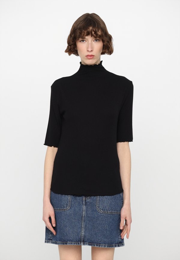 MOCK NECK TEE - Print T-shirt