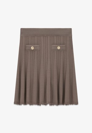 Guess, CARMEN FLARED SWTR SKIRT - Gonna a campana - beige