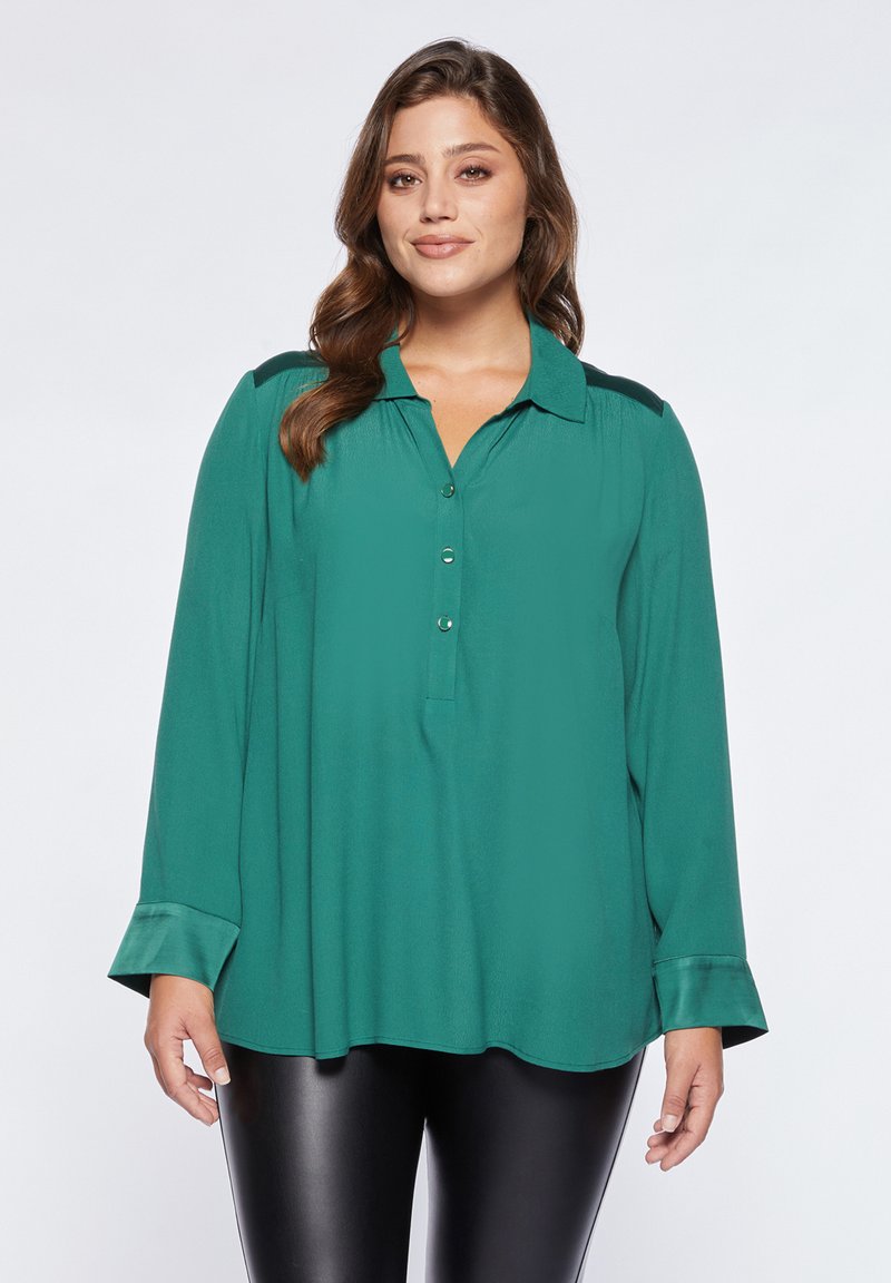 fiorella-rubino-with-buttons-blouse-verde-vert-zalando-fr