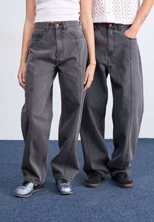 SUPER UNISEX - Loose Jeans - dark grey