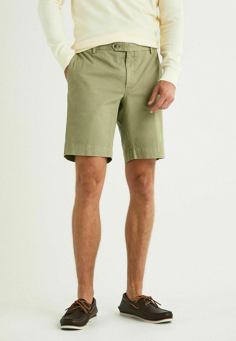 Herren Chino Shorts | Hackett London KENSINGTON Shorts oil green/hellgrün - ON57788 Herren Chino Shorts | Hackett London KENSINGTON Shorts oil green/hellgrün - ON57788