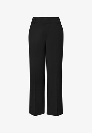 Street One, WIDE LEG HOSE MIT KNOPFDETAILS - Pantalon classique - black