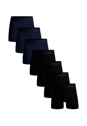 7-PACK LIGHT SOLID - Úzke boxerky - black blue