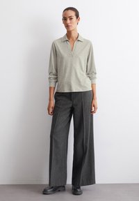 Marc O'Polo Langarmshirt - soft stone melange