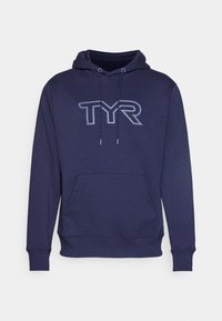 BIG LOGO HOODIE - Mikina s kapucí - navy