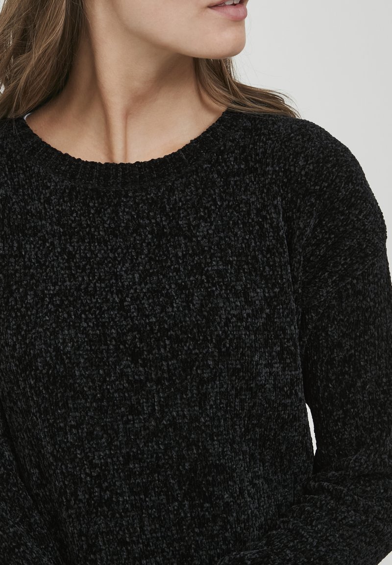 Damen Strickjacken | Oxmo OXELVINA Strickpullover black/schwarz - OQ65968 Damen Strickjacken | Oxmo OXELVINA Strickpullover black/schwarz - OQ65968