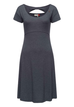 SOMMER LUNNGO SOLID - Rochie din jerseu - navy