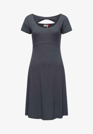 Ragwear SOMMER LUNNGO SOLID - Jersey dress - navy