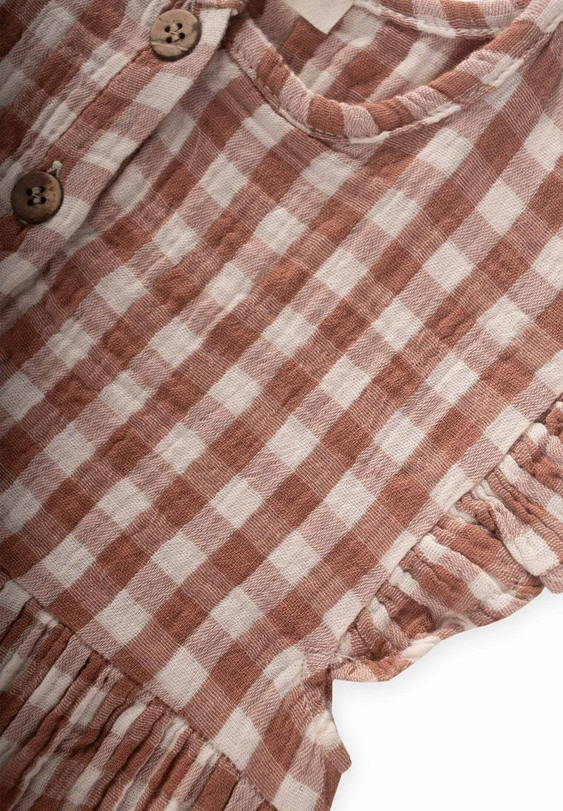 princess polly baby blue dress Brown Gingham Dress main image 0