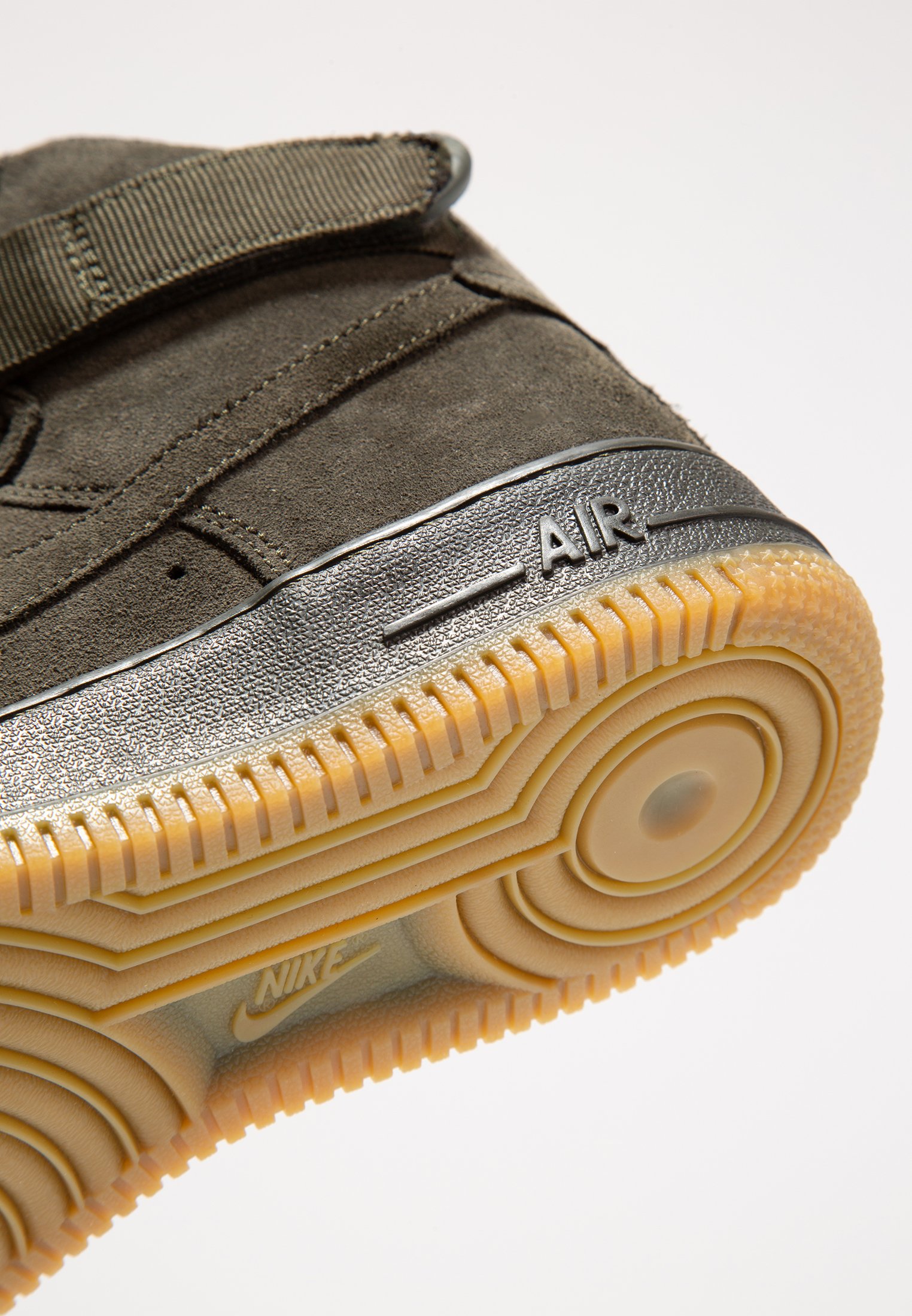 Nike Sportswear AIR FORCE 1 LV8 - Baskets montantes - sequoia/light brown/ kaki - ZALANDO.FR