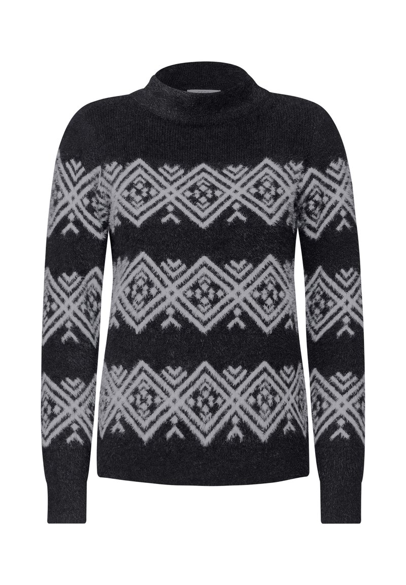 Cecil Strickpullover grau