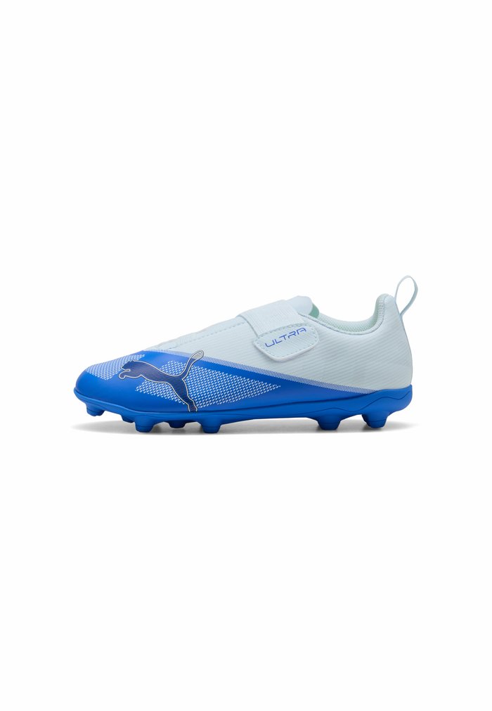 PUMA ULTRA 7 PLAY FG/AG RB JR UNISEX - Football boots artificial grass - ultra blue-icy blue- black-lime squeeze