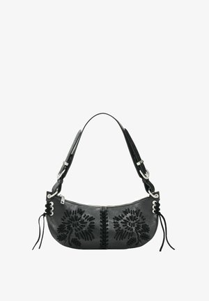 Desigual, MEDIUM EMBROIDERED BAG - Kabelka - black