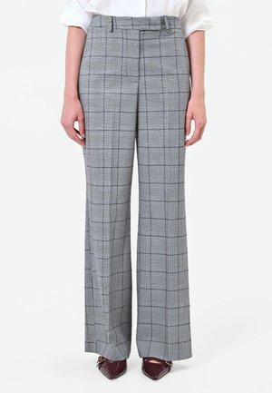 Rinascimento, PANTALONE FANTASIA_GEOMETRICO - Pantalon classique - var grey