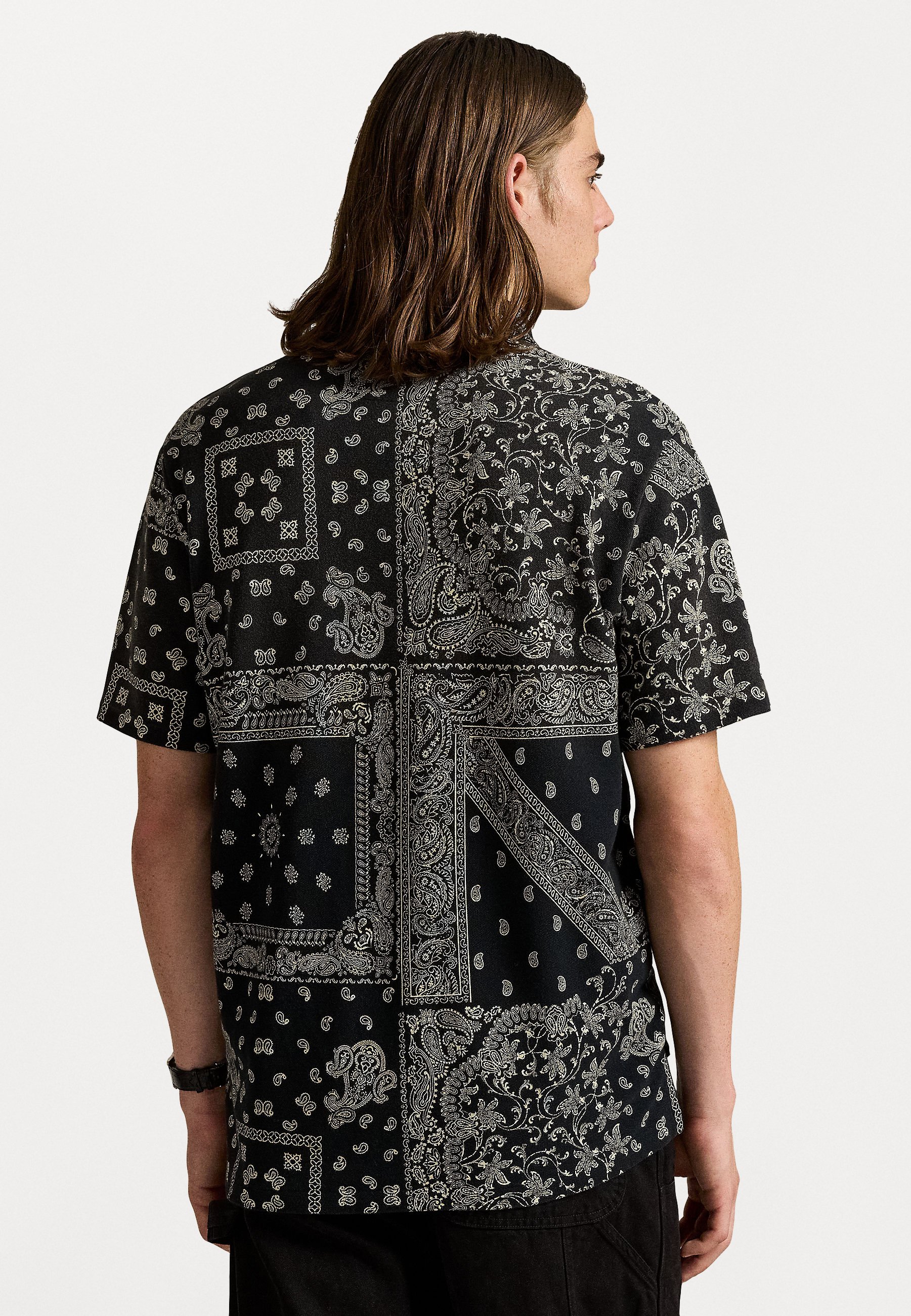 トップス Ralph Lauren BD shirt paisley bandanna Polo Ralph Lauren CLASSIC FIT BANDANNA POLO SHIRT - Polo shirt