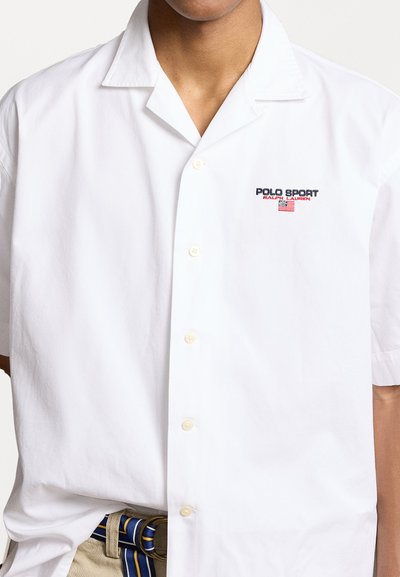 Polo Ralph Lauren BIG FIT POLO SPORT CHINO CAMP SHIRT - Pogājama blūze - white