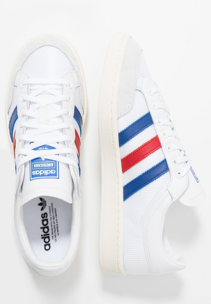 entrenador Muñeco de peluche Floración adidas Originals AMERICANA - Zapatillas - footwear white/collegiate  royal/scarlet/blanco - Zalando.es