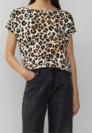 T-shirt med print - off-white