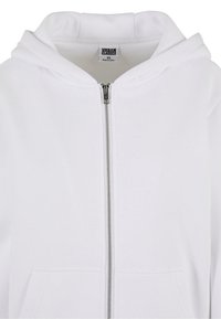 Urban Classics Sudadera con cremallera - white