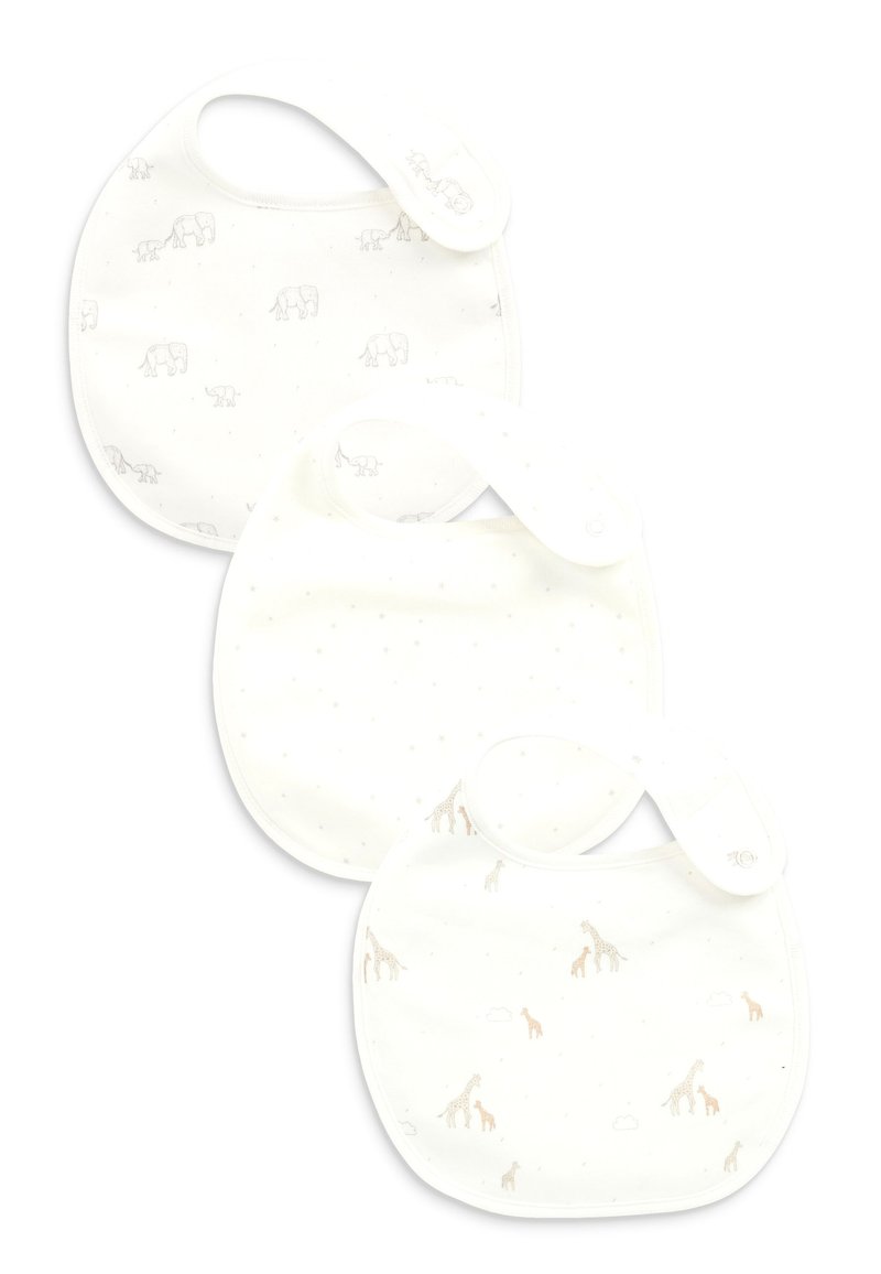Bib 2 Pack in White/Grey