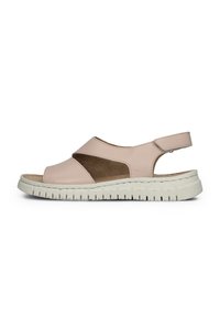 Sandále na platforme - beige