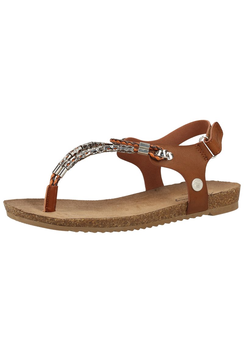 Damen Sneaker | Mustang SANDALEN Zehentrenner braun 3/braun - PC07745 Damen Sneaker | Mustang SANDALEN Zehentrenner braun 3/braun - PC07745